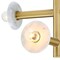 Designers Fountain Fina 16 in. 4-Light Brushed Gold Modern Semi Flush Mount with Natural Marble Accents for Bedrooms D325C-SF-BG - alternate 2
